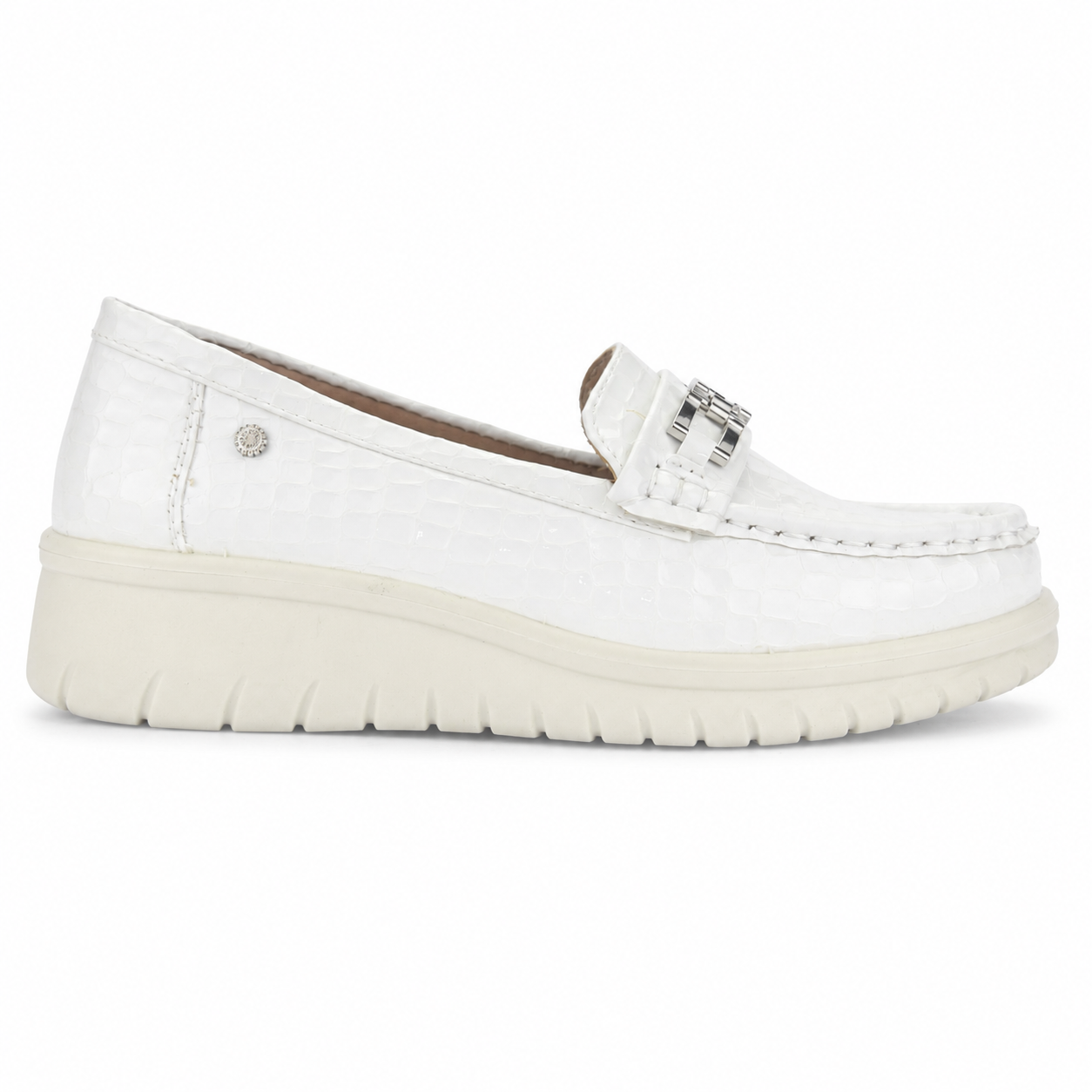 MOCASIN BLANCO MUJER CASUAL CHALADA RIOJA - 1