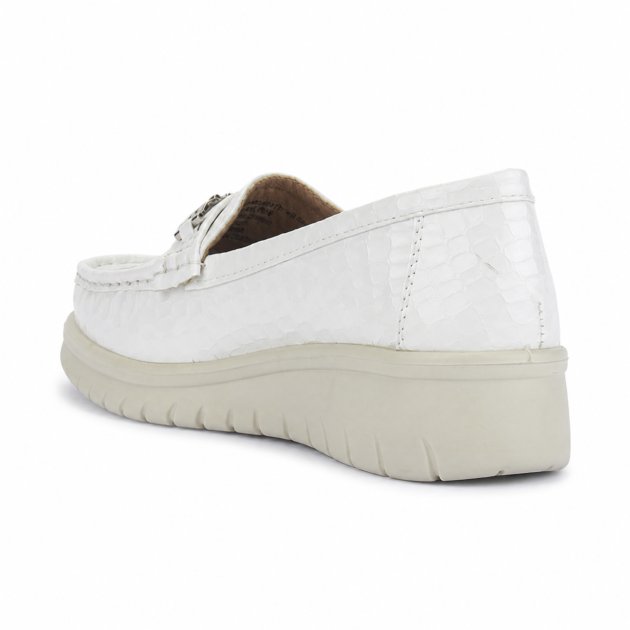 MOCASIN BLANCO MUJER CASUAL CHALADA RIOJA - 4
