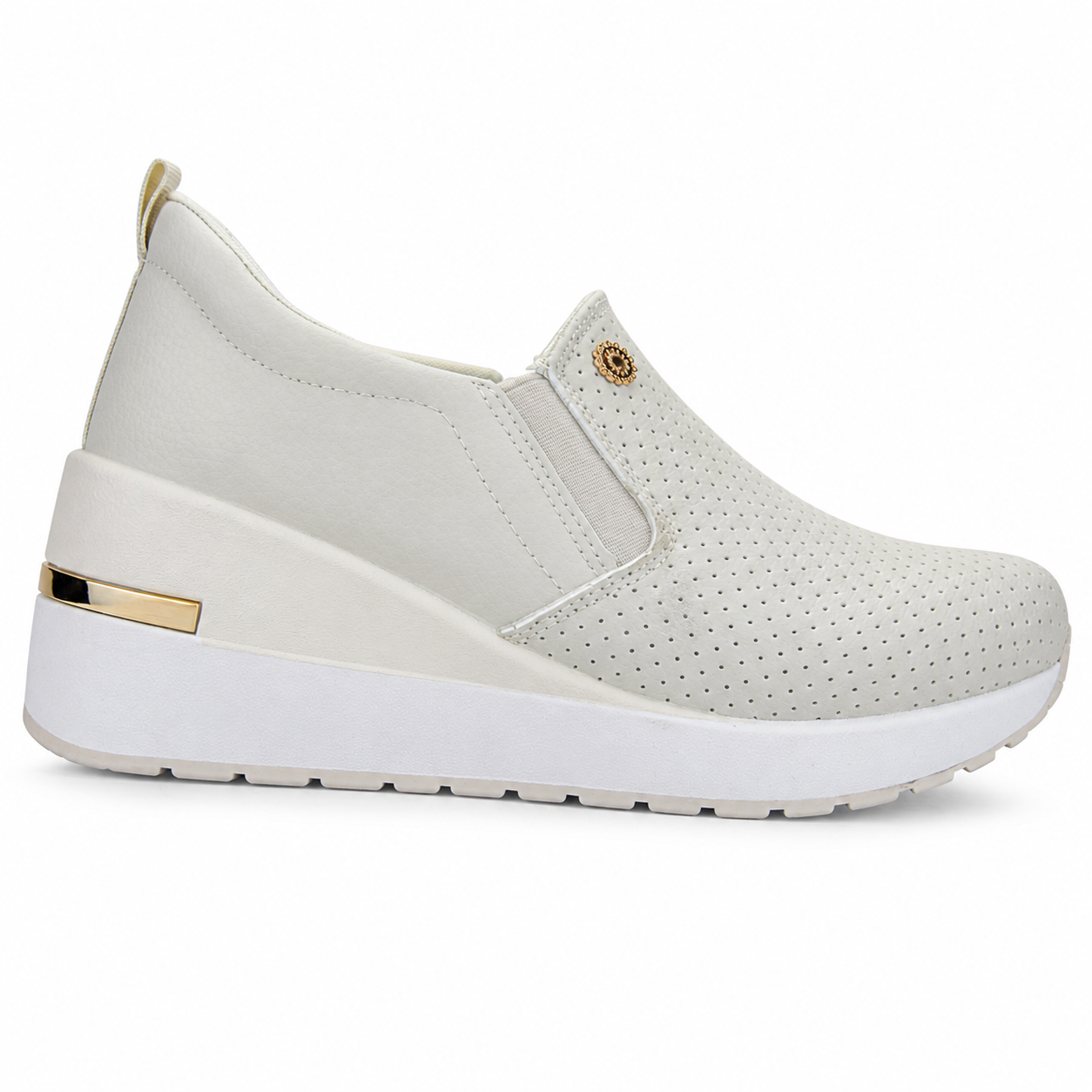 ZAPATILLA BEIGE MUJER URBANO CHALADA BOLKI - 1