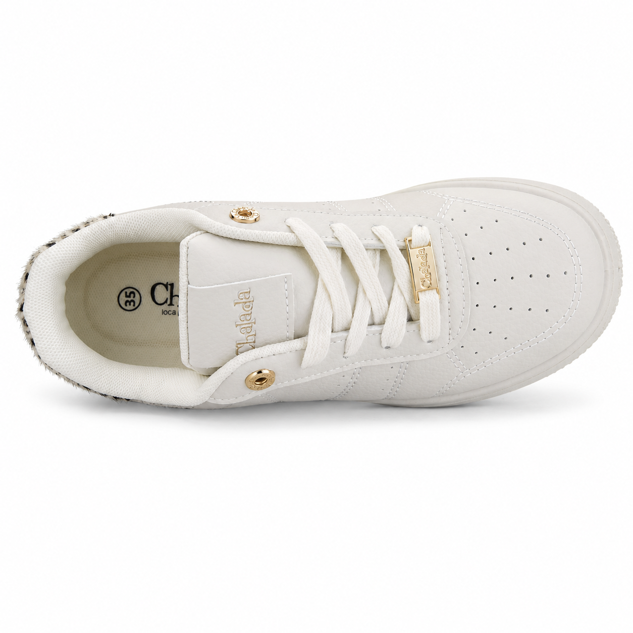 ZAPATILLA BEIGE MUJER URBANO CHALADA JOGGO - 5