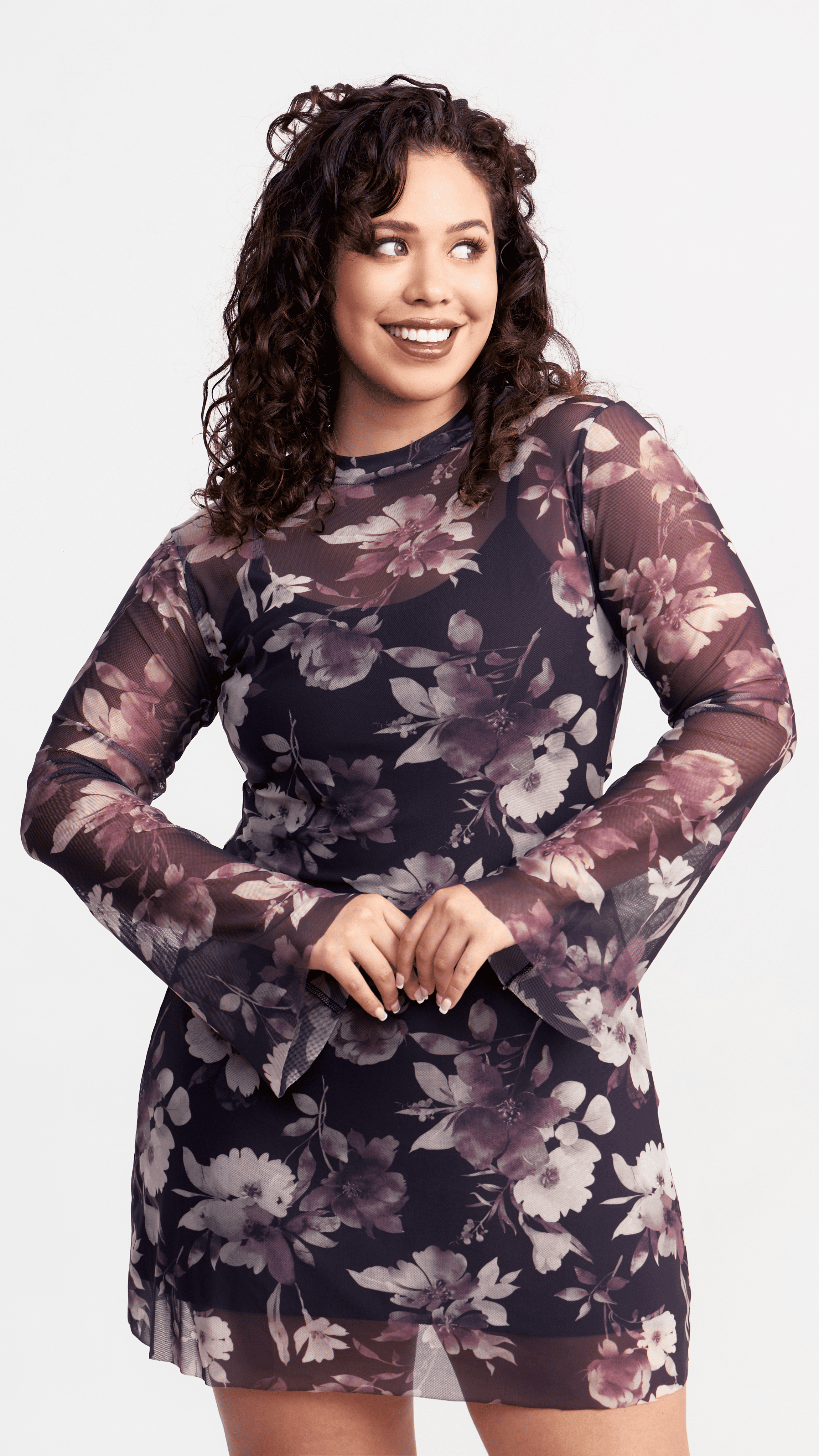 VESTIDO MUJER TUL HILARY MAGNOLIA PURPURA - 1