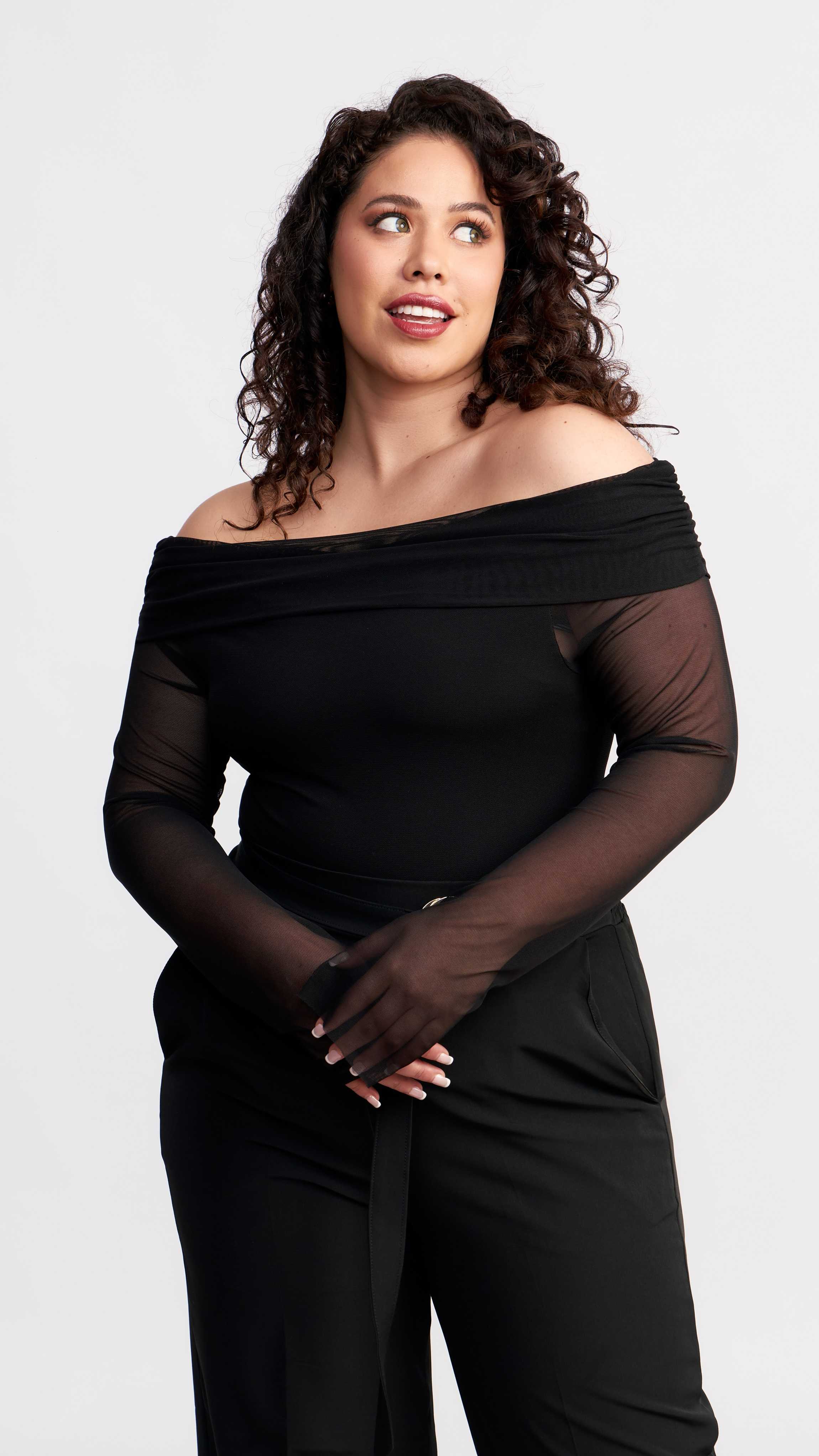 TOP DE TUL OFF SHOULDER JHOSELYN NEGRO - MISS LADY - 1