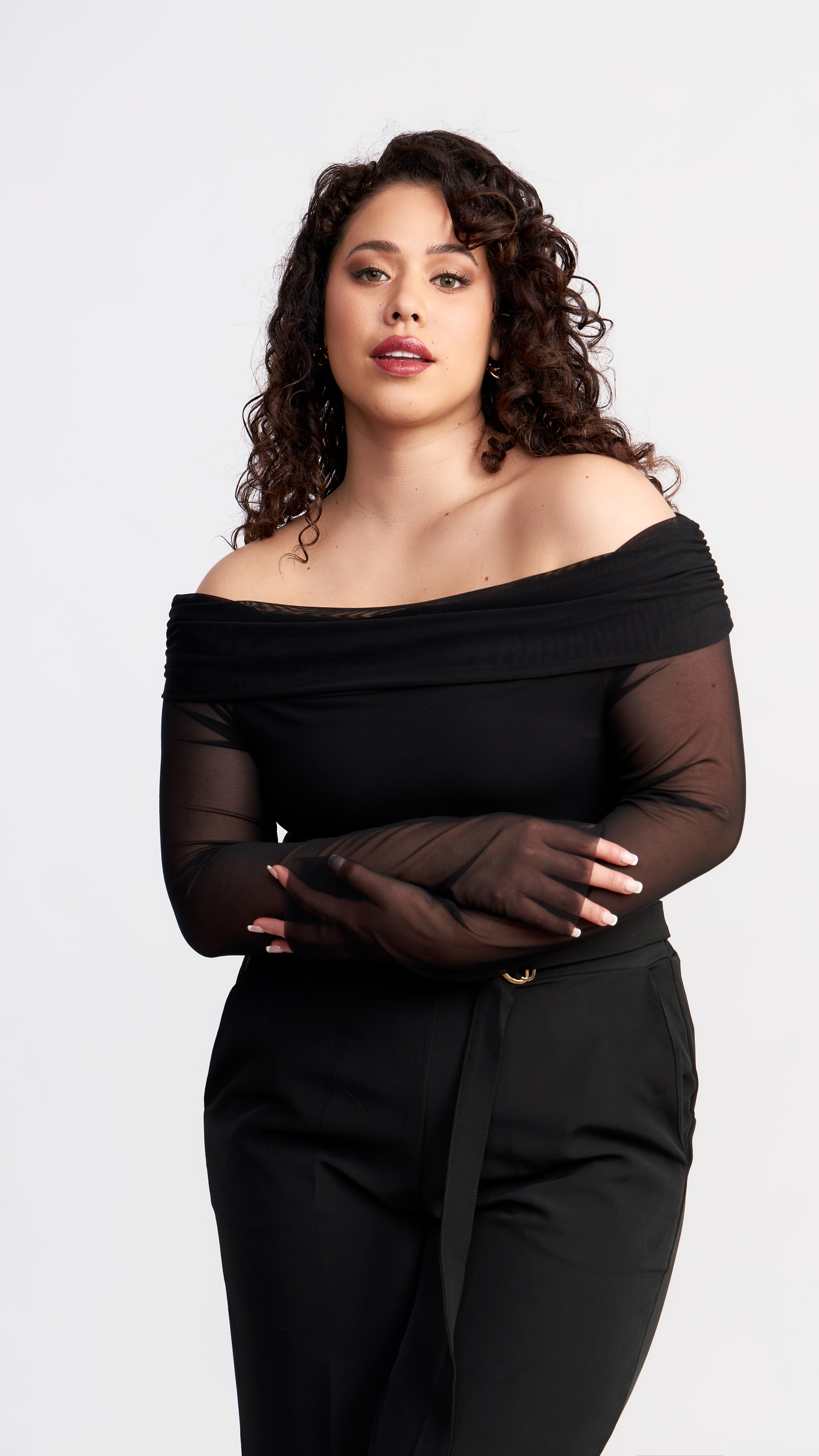TOP DE TUL OFF SHOULDER JHOSELYN NEGRO - MISS LADY - 3