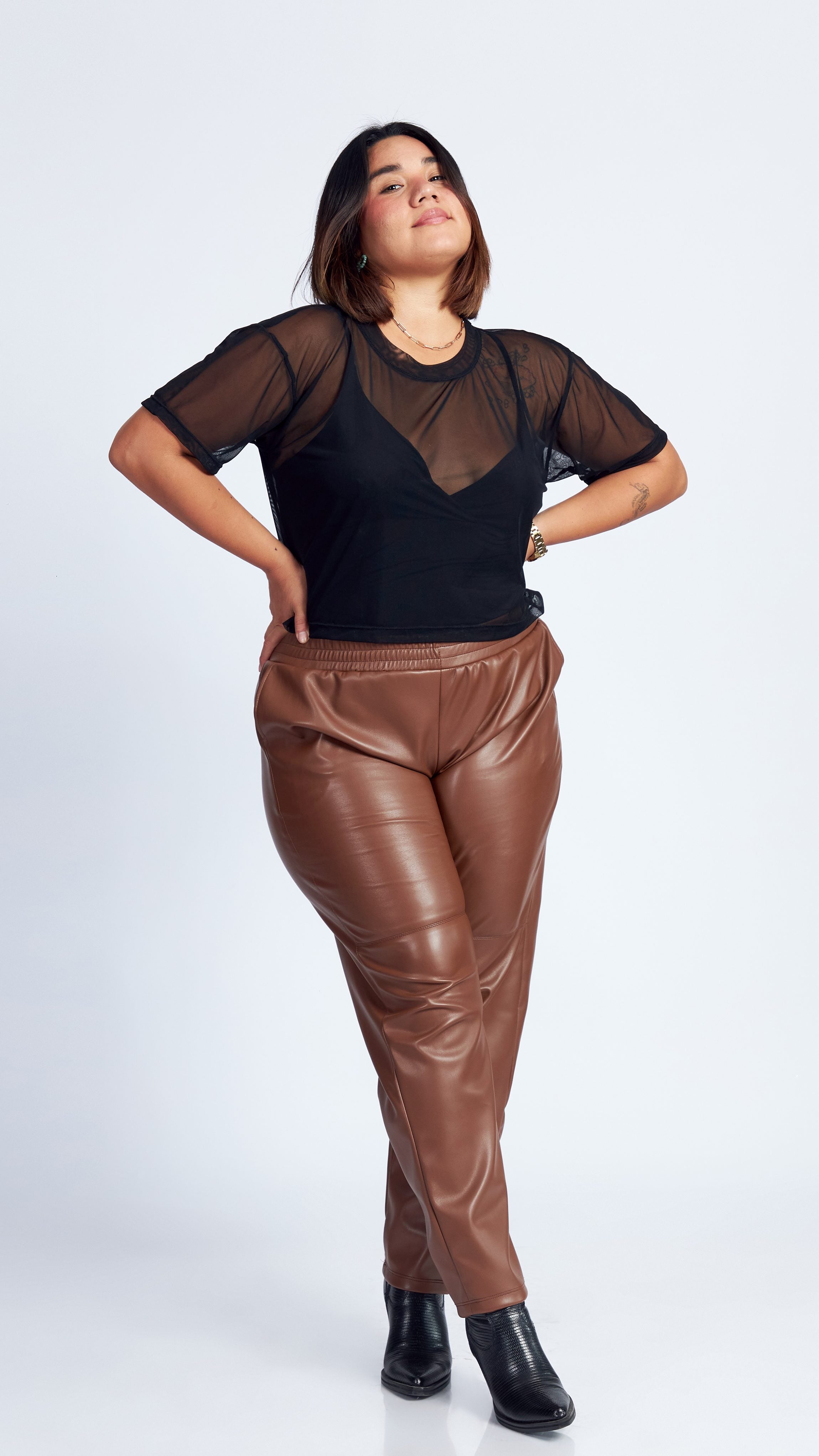 TOP DE TUL ARACELI NEGRO - MISS LADY - 2