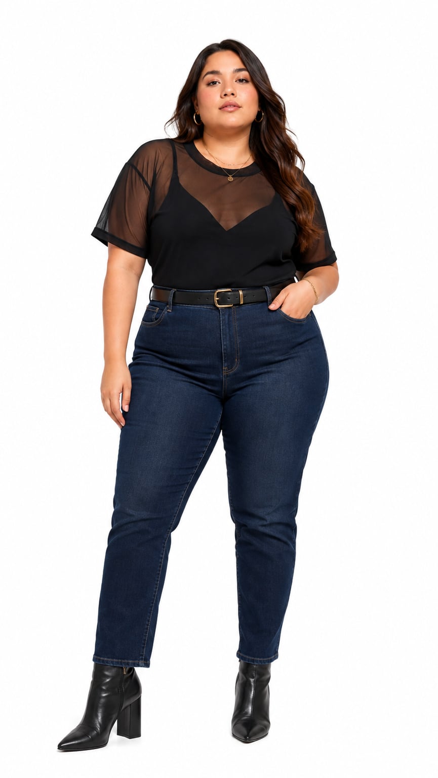 TOP DE TUL ARACELI NEGRO - MISS LADY - 2