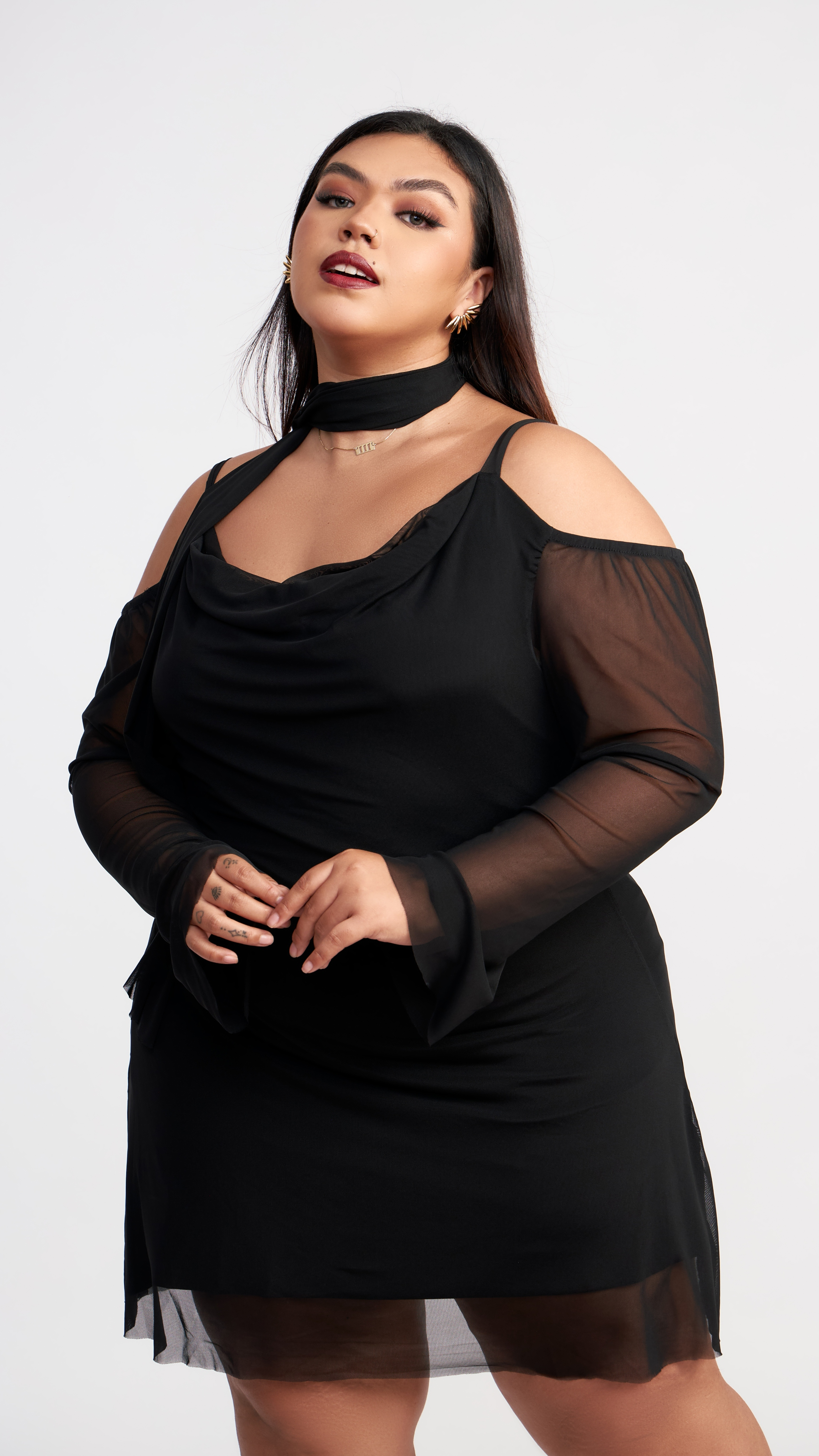 VESTIDO ISABELLA NEGRO - MISS LADY - 1