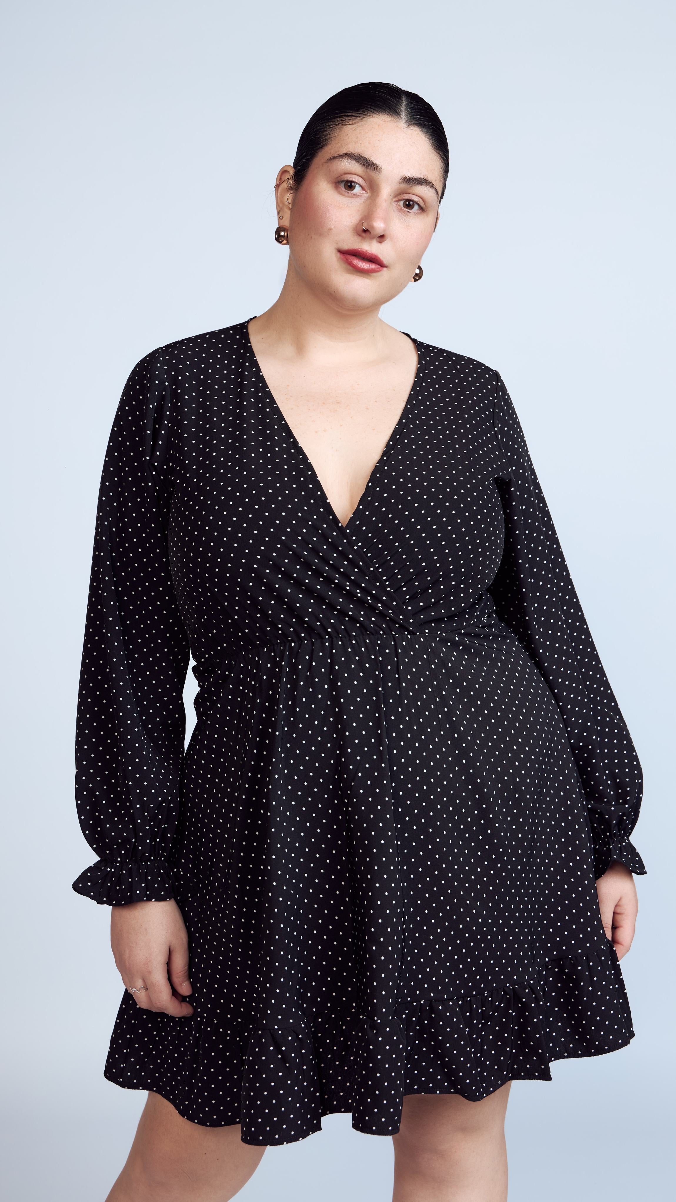 VESTIDO MUJER ROMA NEGRO - MISS LADY - 1