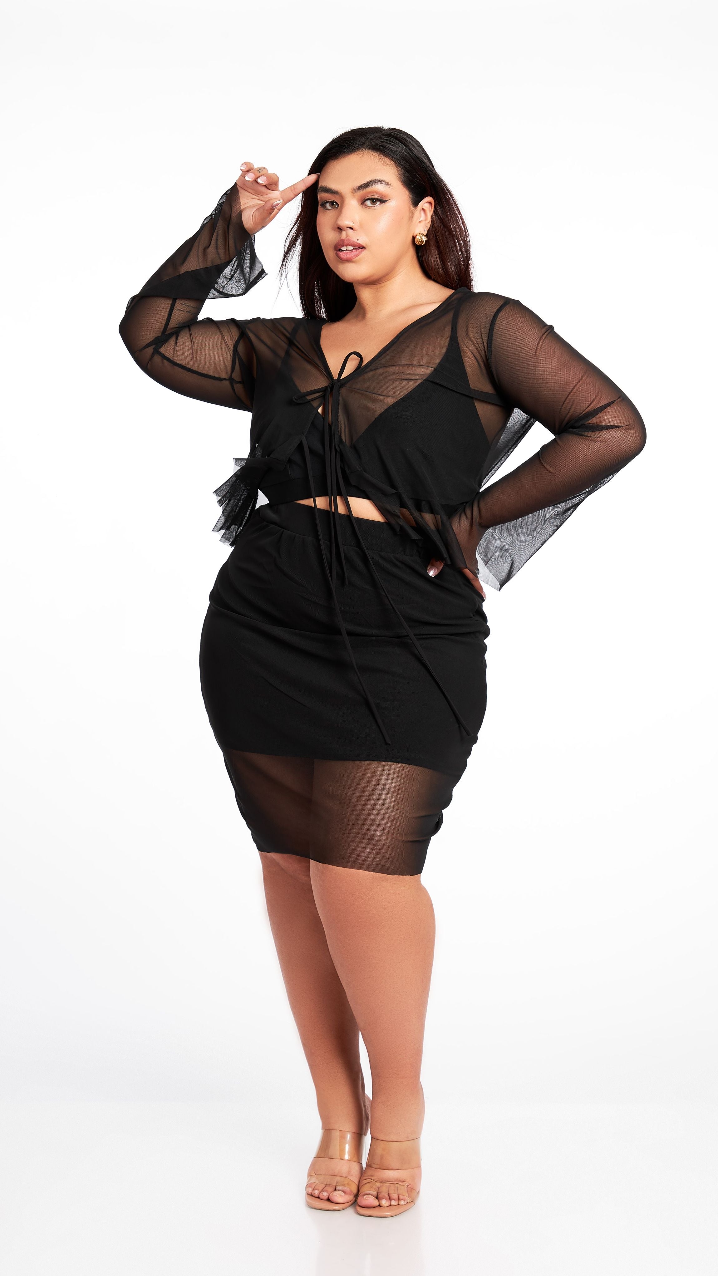 FALDA DE TUL SAORI NEGRA - MISS LADY - 2