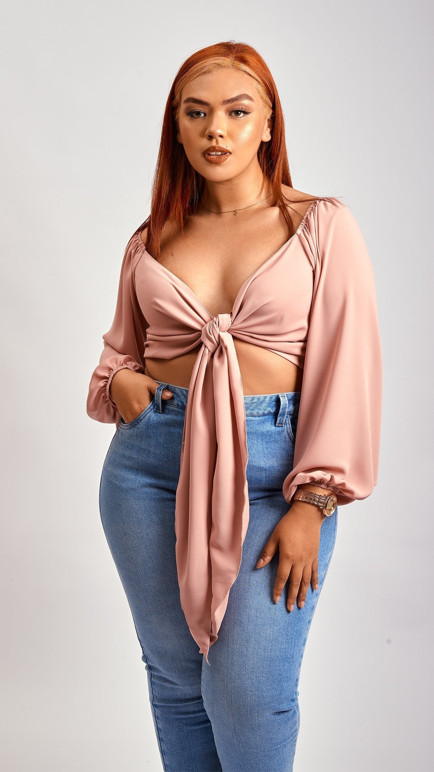 BLUSA SEBASTIANA COLOR ROSADO - MISS LADY - 1