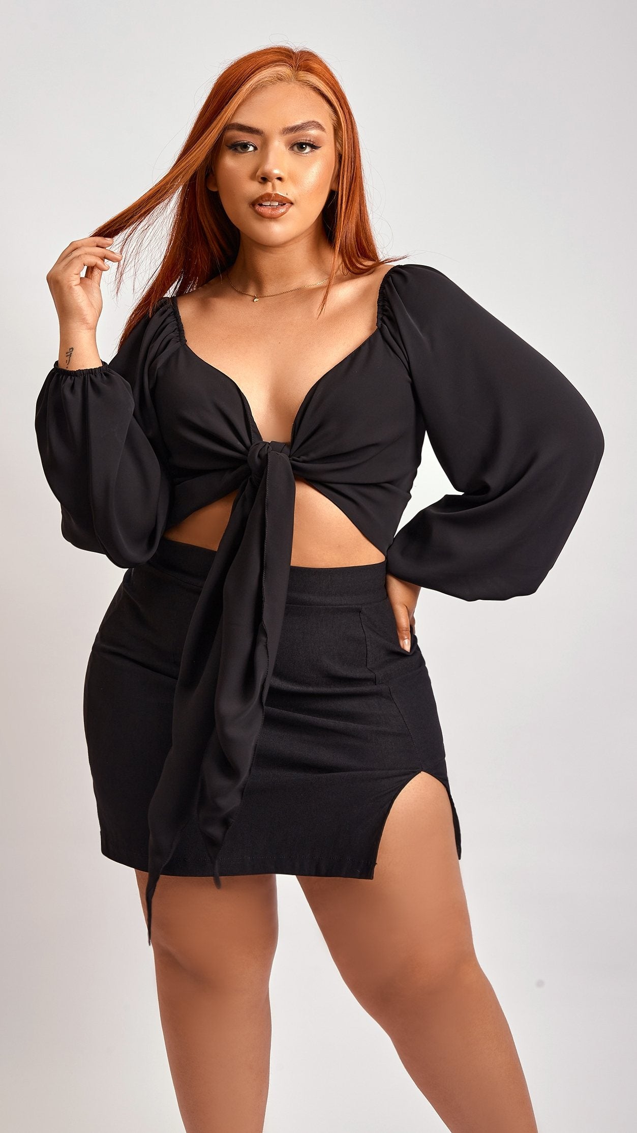 BLUSA SEBASTIANA COLOR NEGRO - MISS LADY - 1