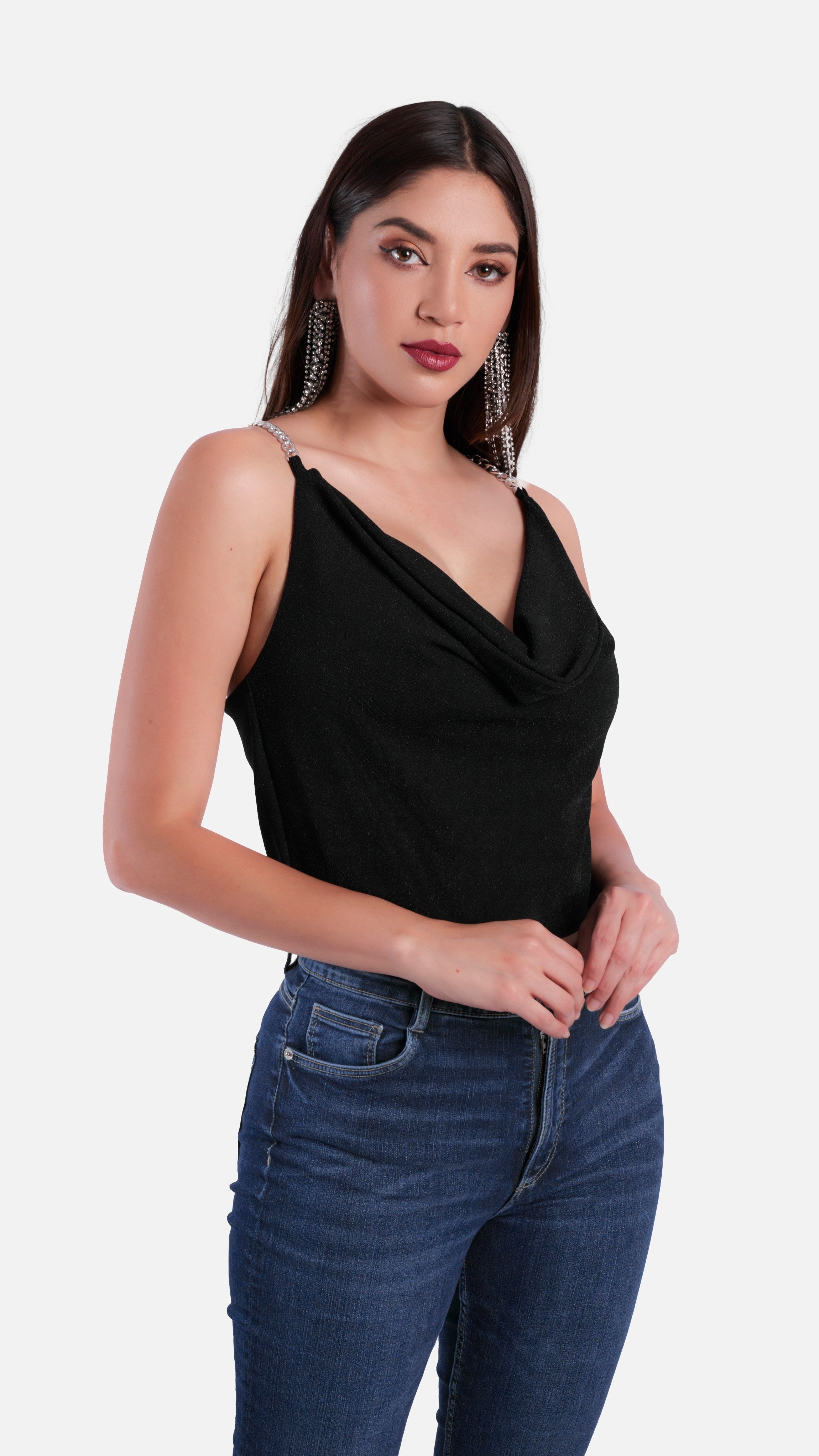 TOP MAYRA NEGRA - MISS LADY - 1