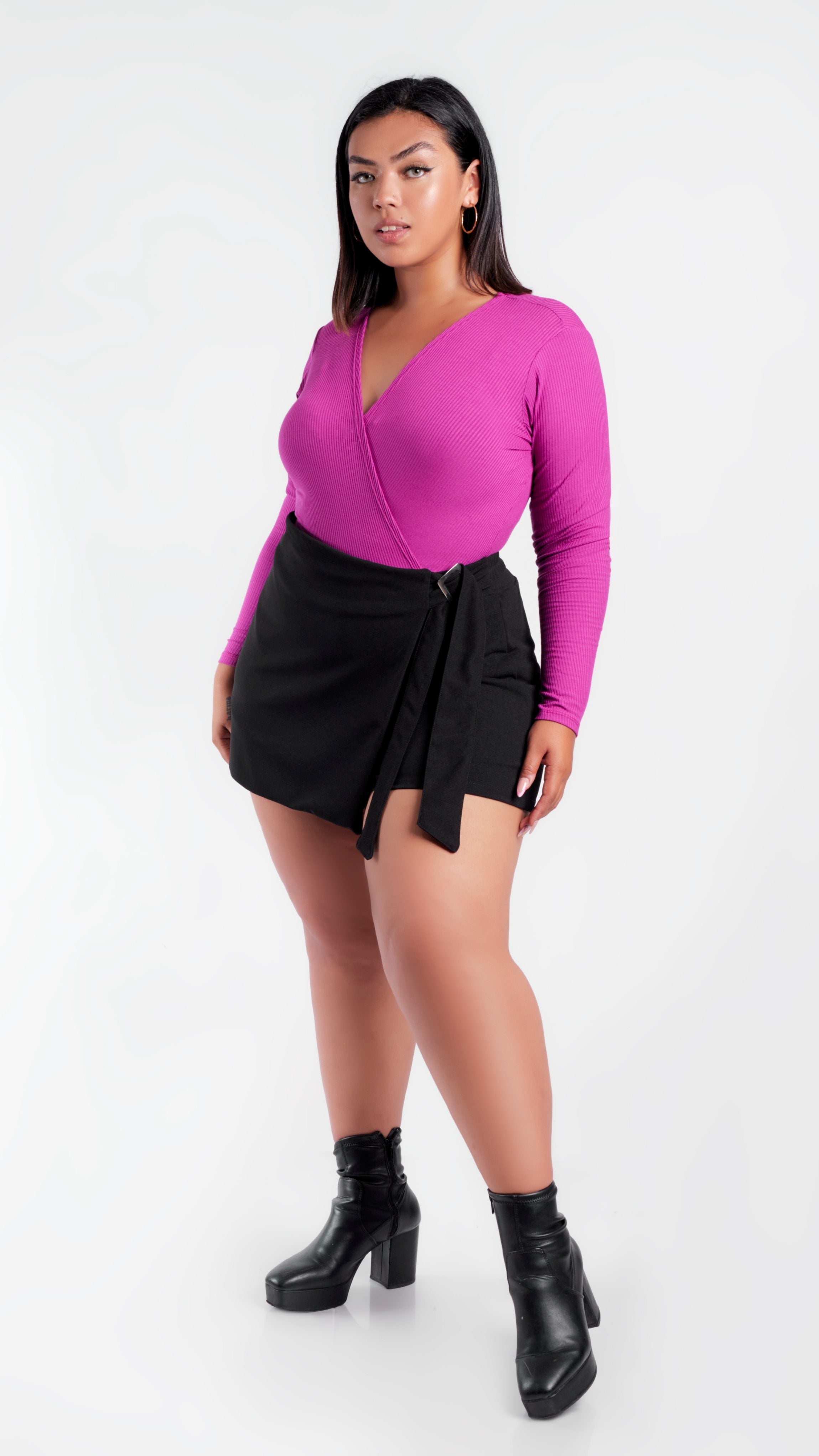 SHORT FALDA CUBA NEGRO - MISS LADY - 1