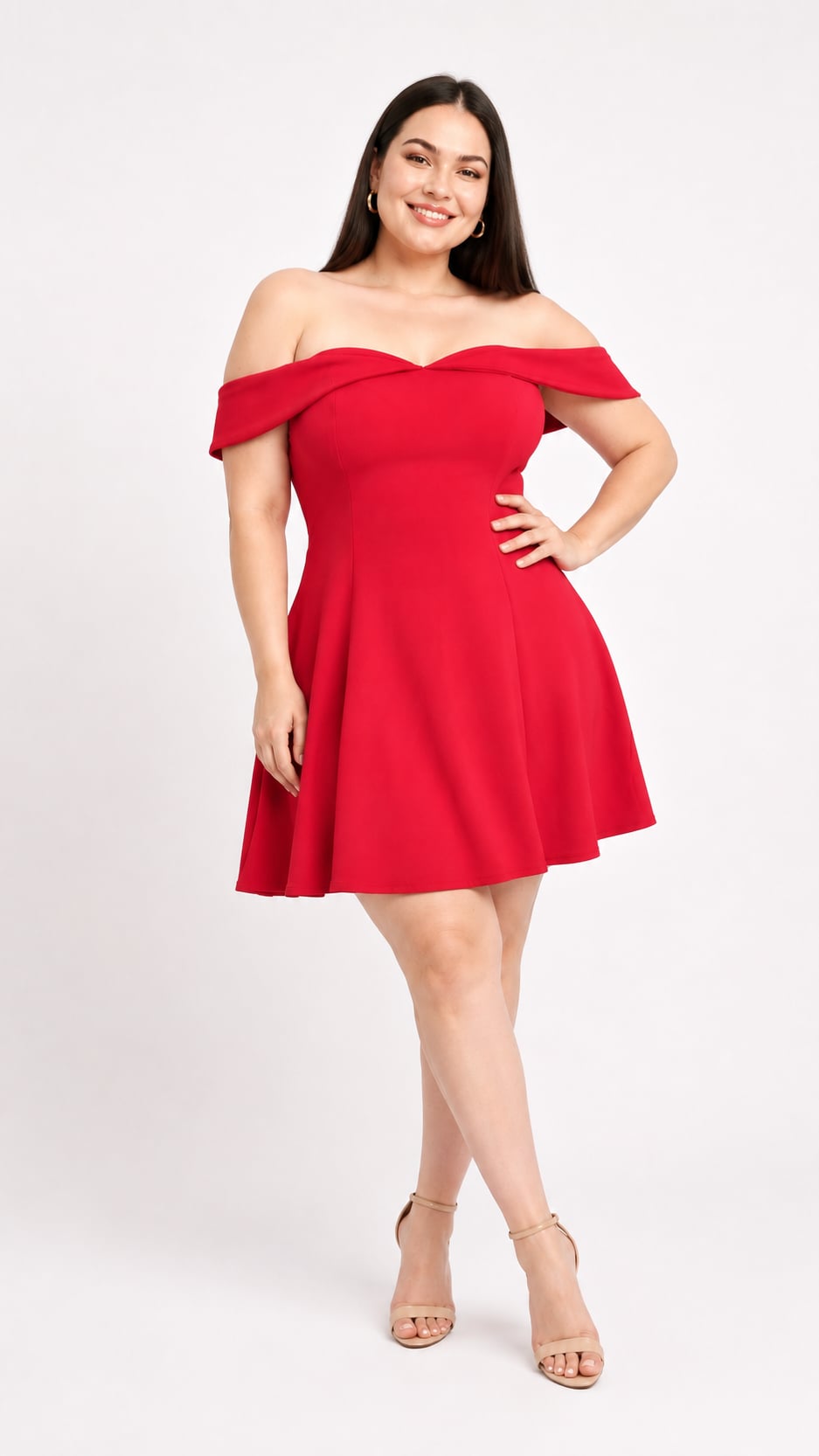 VESTIDO KORINA COLOR ROJO - MISS LADY - 1