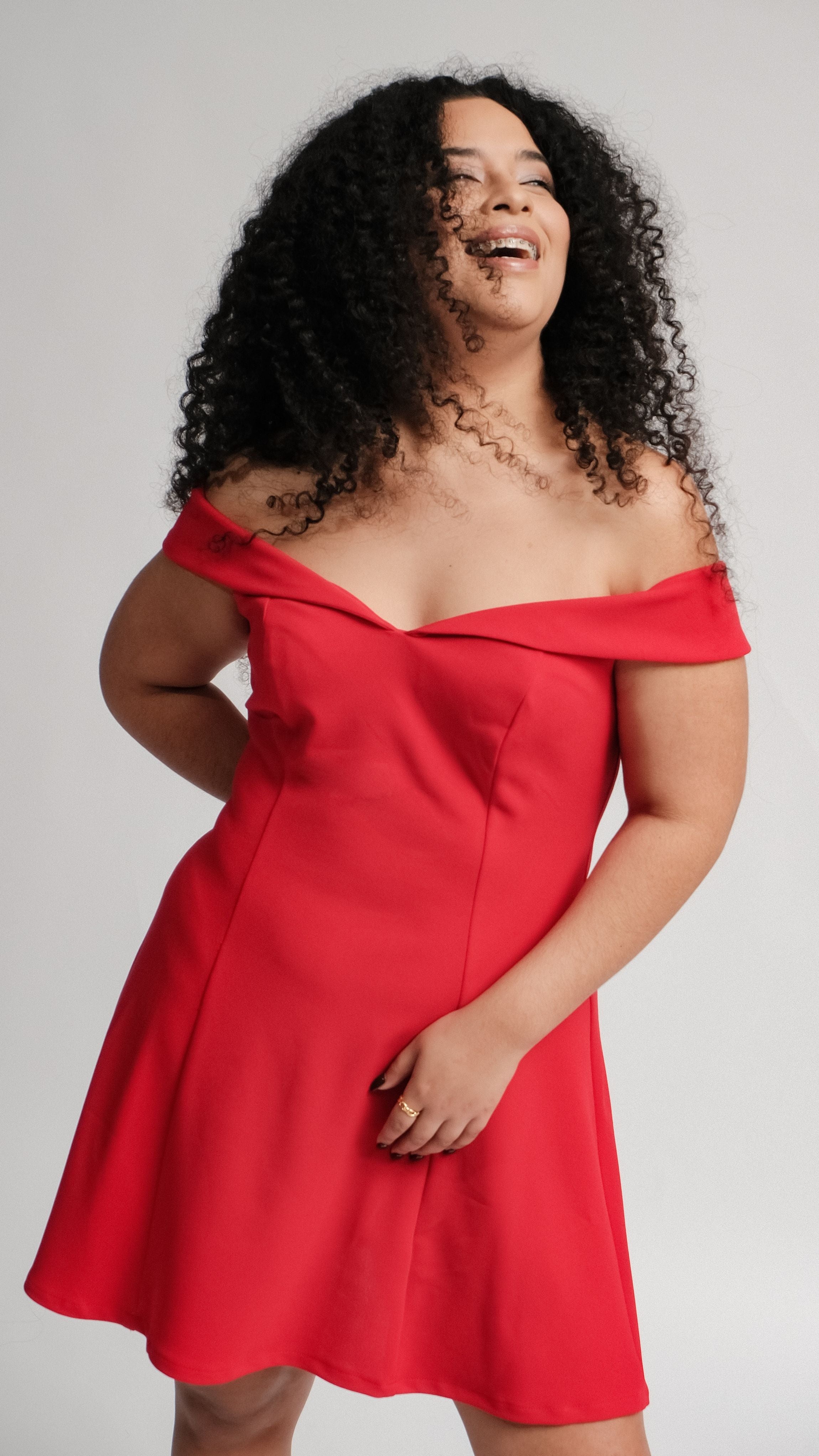 VESTIDO KORINA COLOR ROJO - MISS LADY - 1