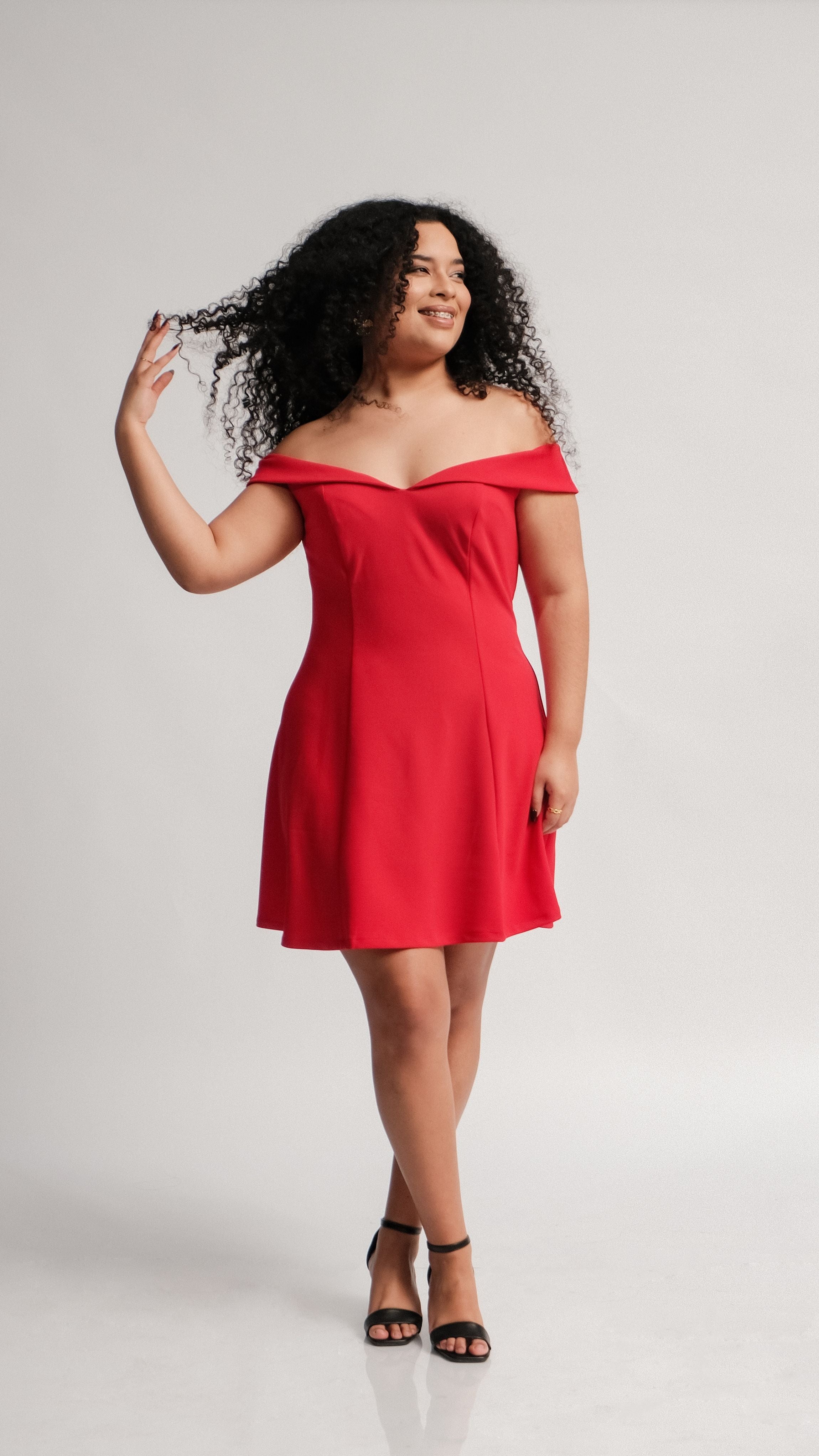 VESTIDO KORINA COLOR ROJO - MISS LADY - 2