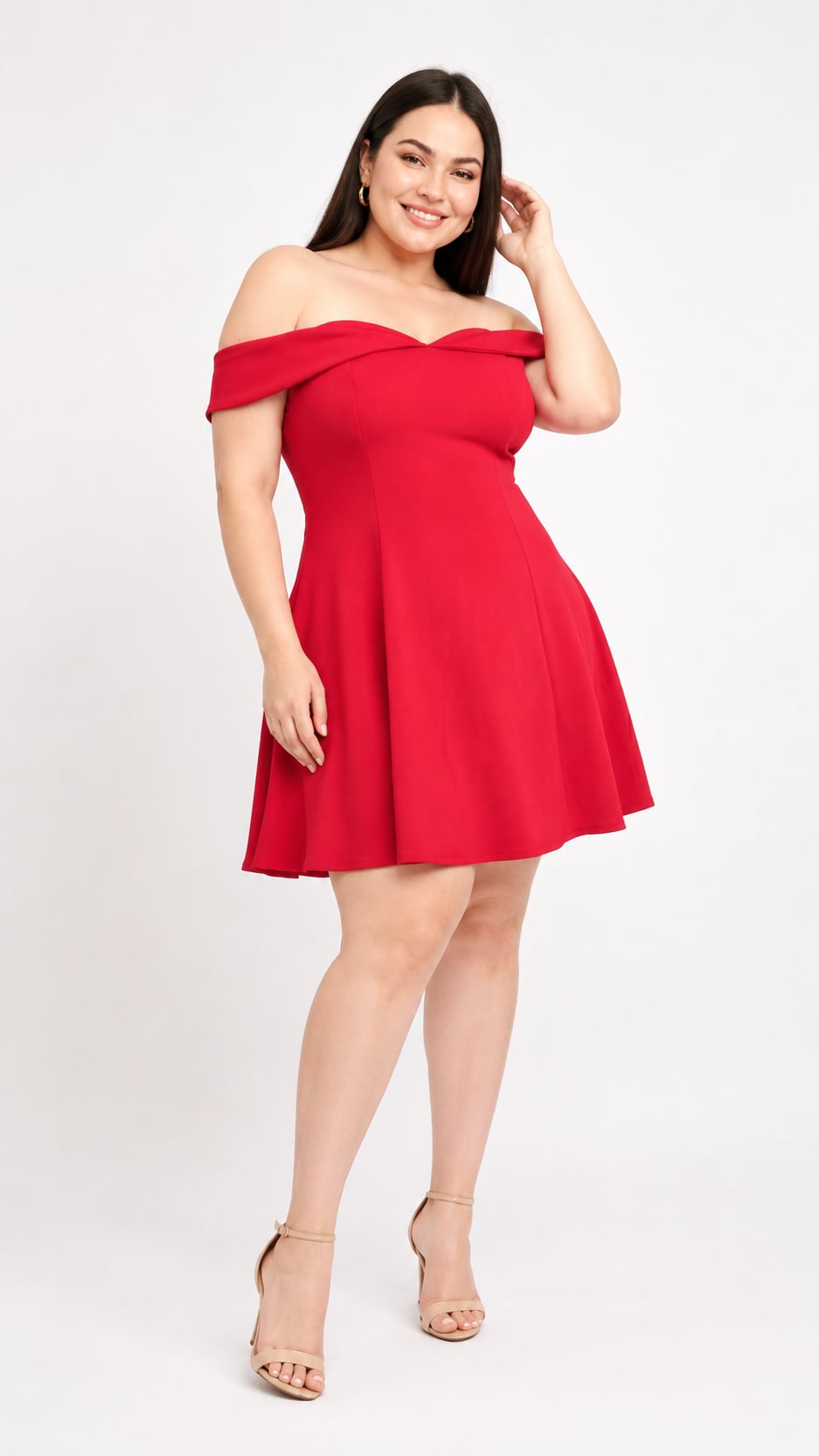 VESTIDO KORINA COLOR ROJO - MISS LADY - 4