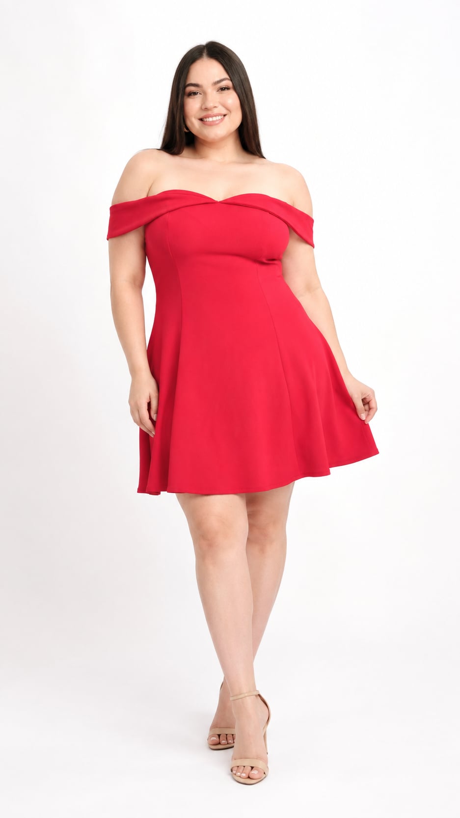 VESTIDO KORINA COLOR ROJO - MISS LADY - 5