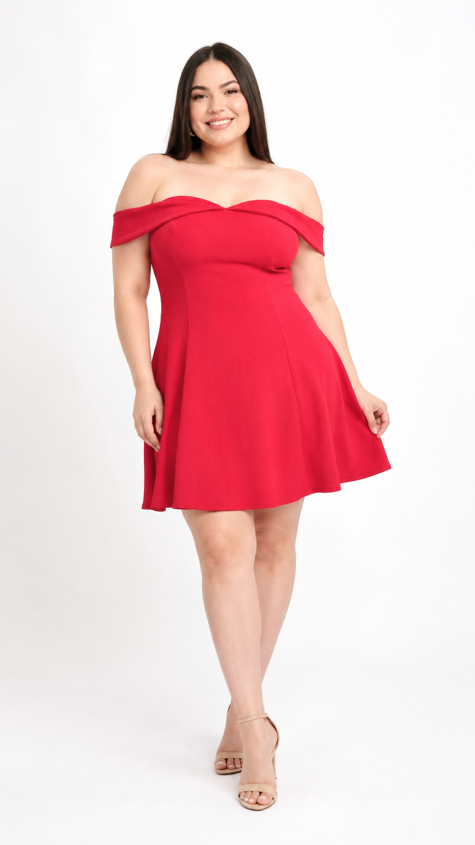 VESTIDO KORINA COLOR ROJO - MISS LADY - 5