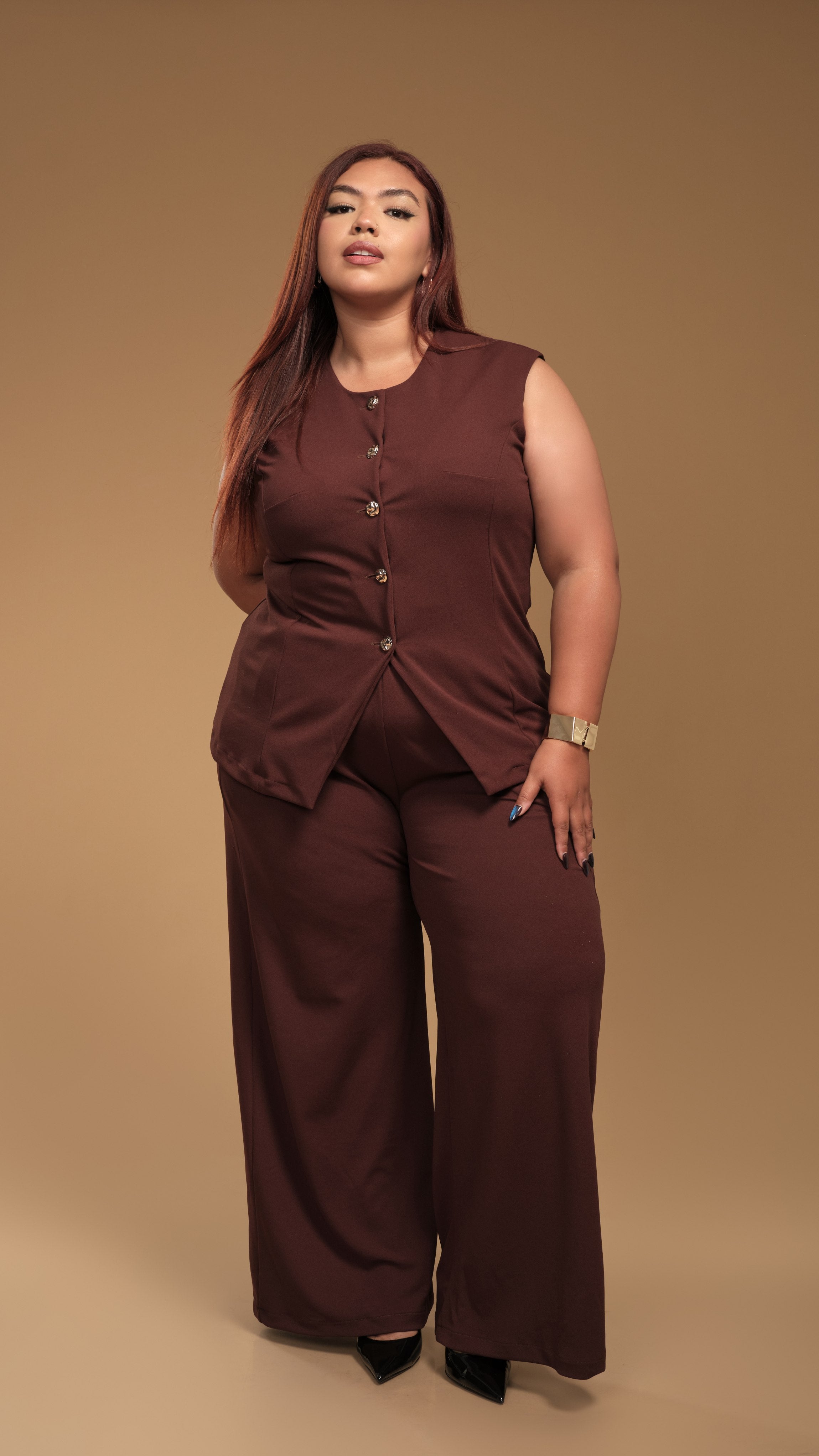 PANTALON AMELIA CHOCOLATE - MISS LADY - 3