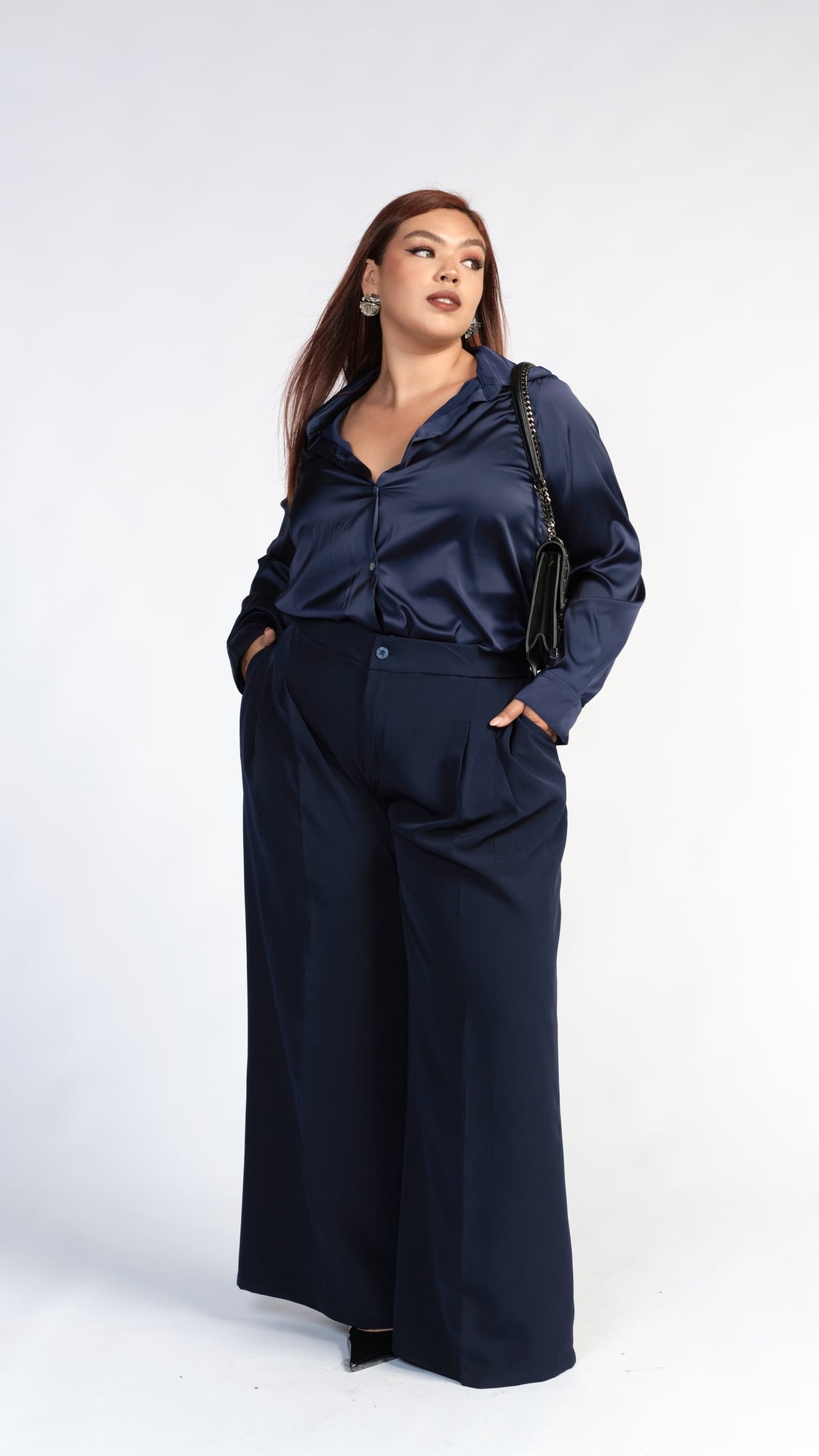 PANTALÓN FEMME AZUL NAVY - 2