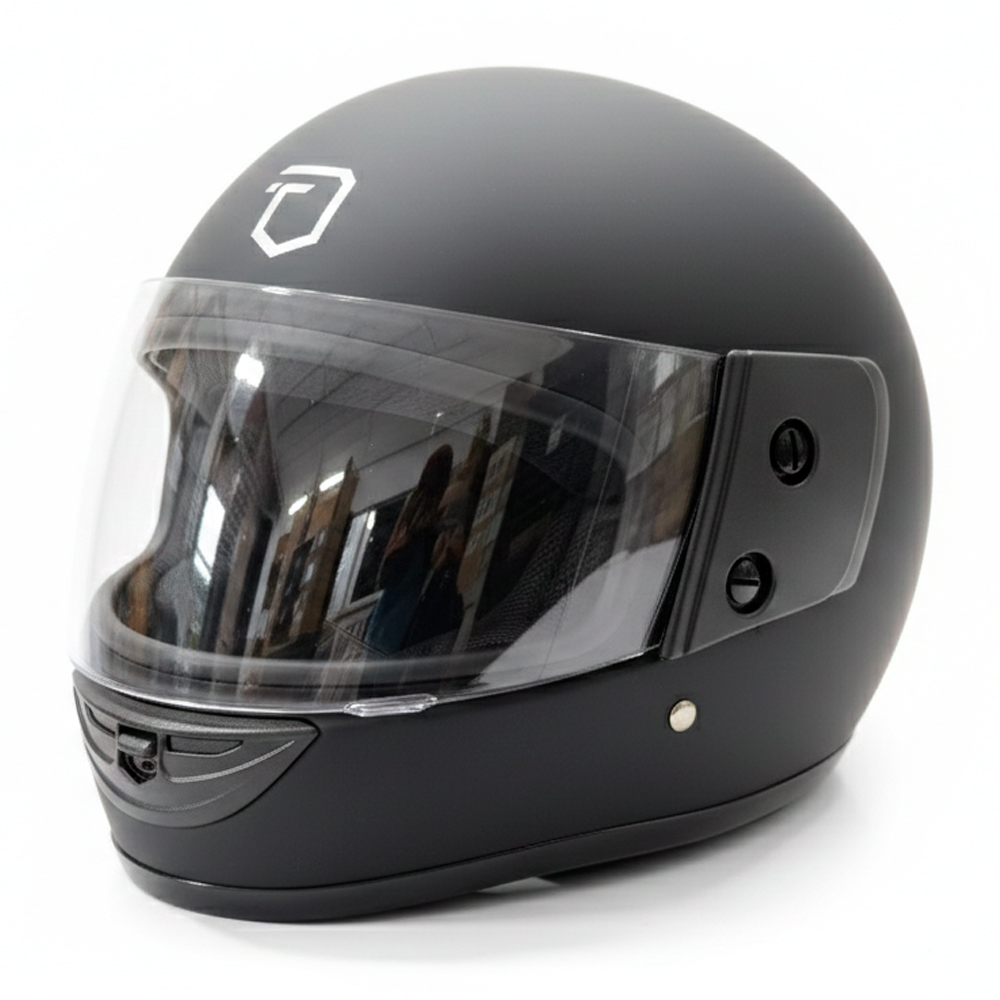 CASCO MOTO FUTUR CLASSIC NEGRO - 1