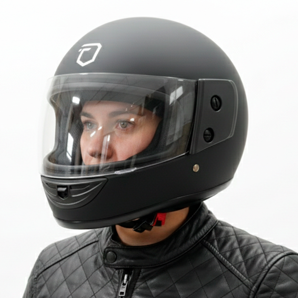 CASCO MOTO FUTUR CLASSIC NEGRO - 5