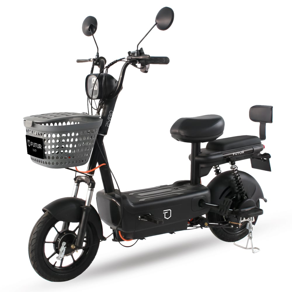 BICIMOTO ELECTRIC FUTUR ZYRO NEGRO MATE - BATERÍA EXTRAÍBLE - 2