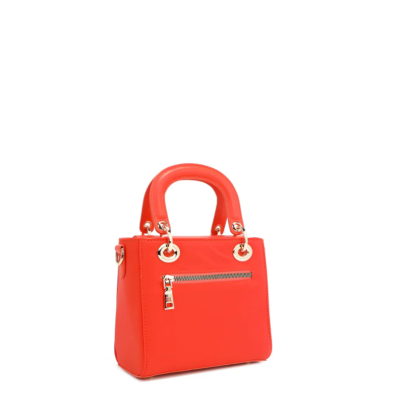 BOLSO DE MANO CON PARCHES DE COLORES (VERDE) - 3