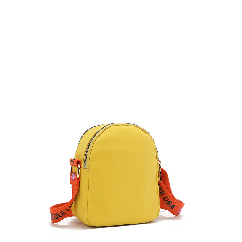 BOLSO CRUZADO CON PARCHES DE COLORES (AMARILLO) - 3