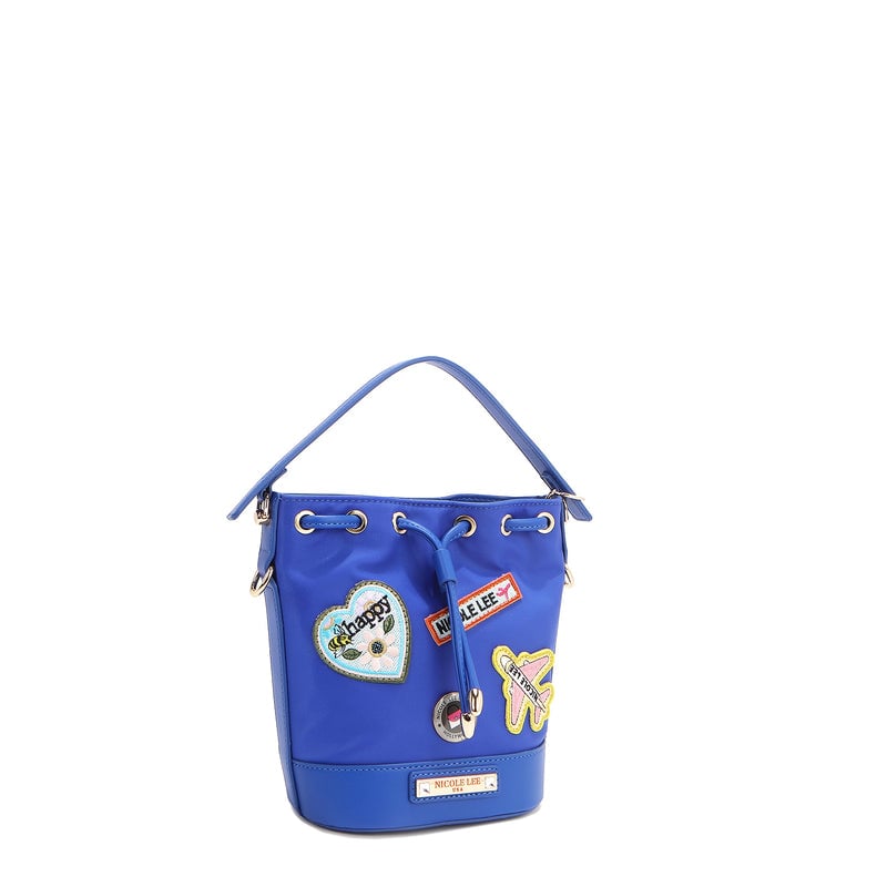 BOLSO BOMBONERA CON PARCHES DE COLORES - 2