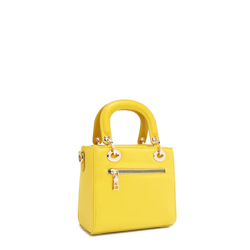 BOLSO DE MANO CON PARCHES DE COLORES (VERDE) - 3
