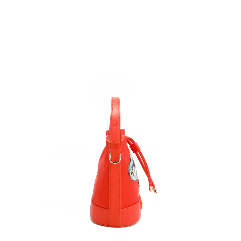 BOLSO BOMBONERA CON PARCHES DE COLORES - 4