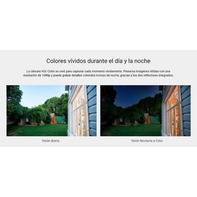 CÁMARA DE SEGURIDAD INTELIGENTE FIJA PARA EXTERIOR CS-H3C COLOR 1080P - 2