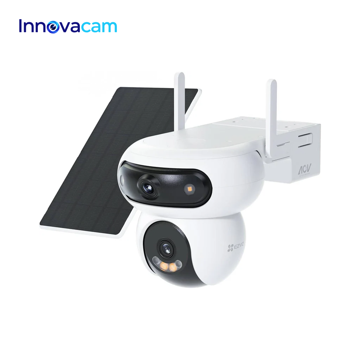 CÁMARA DE SEGURIDAD EZVIZ HB90 DUAL 2K+ EZVIZ PANEL SOLAR KIT COLOR BLANCO - 1