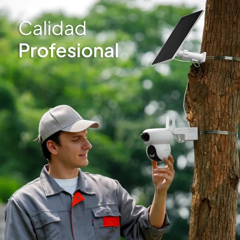 CÁMARA DE SEGURIDAD EZVIZ HB90 DUAL 2K+ EZVIZ PANEL SOLAR KIT COLOR BLANCO - 6