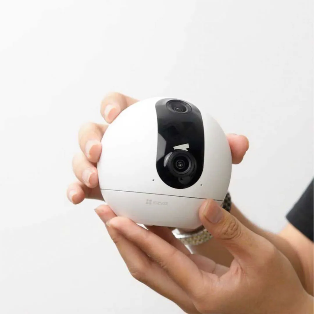 CÁMARA DE SEGURIDAD EZVIZ C60P 2K+ WIFI 6 INTERIOR DOBLE LENTE 360 GRADOS - 3