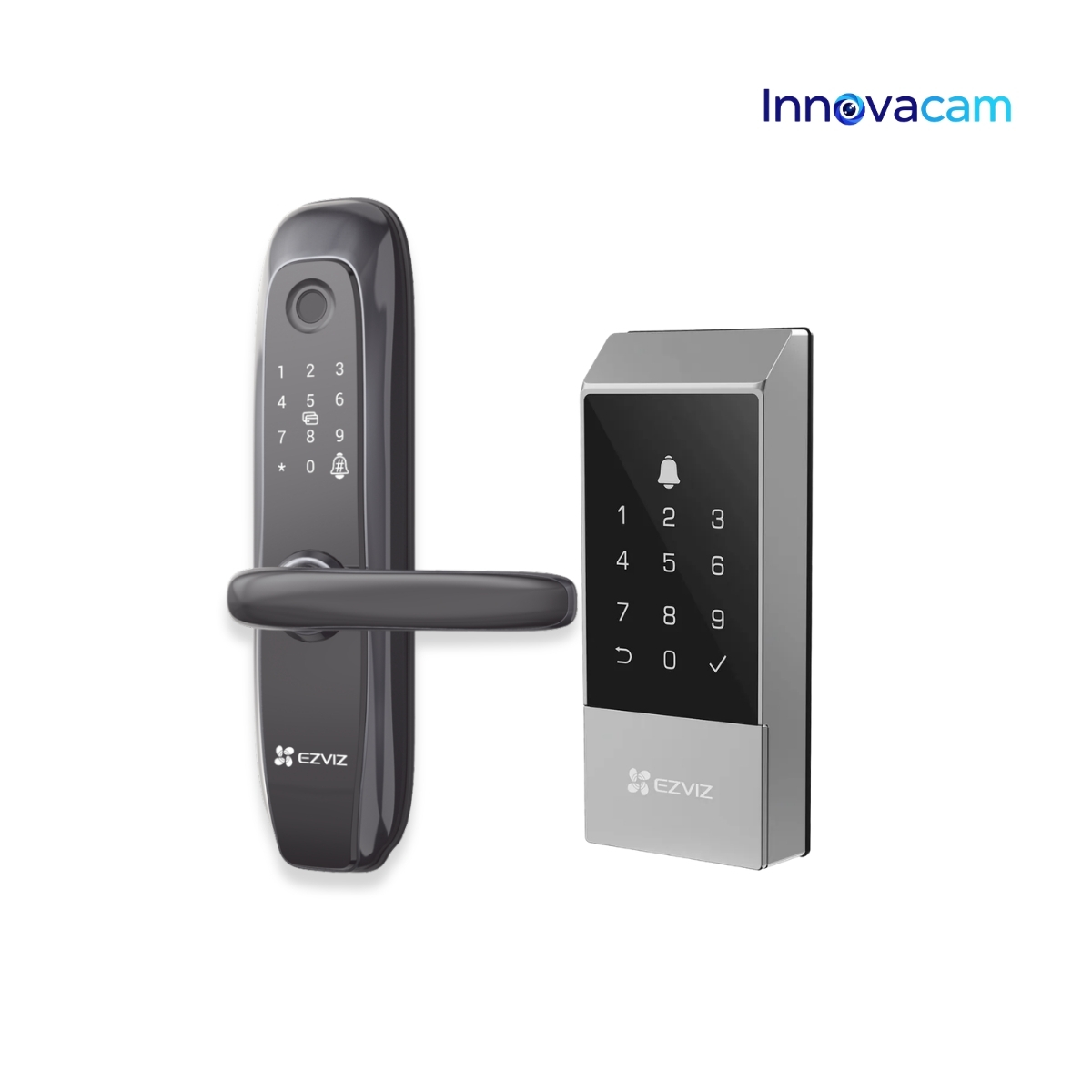 CERRADURA INTELIGENTE EZVIZ DL04 + CERRADURA L2S WIFI - 1