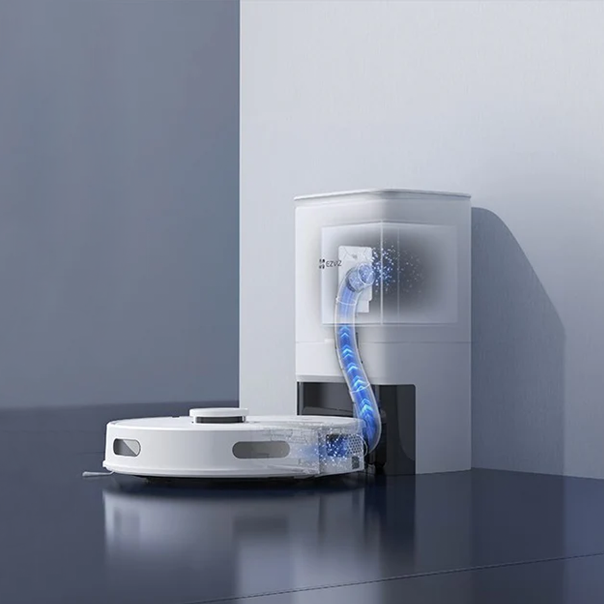 ROBOT ASPIRADOR Y TRAPEADOR EZVIZ RE4 NAVEGACIÓN LIDAR 4000PA - 3