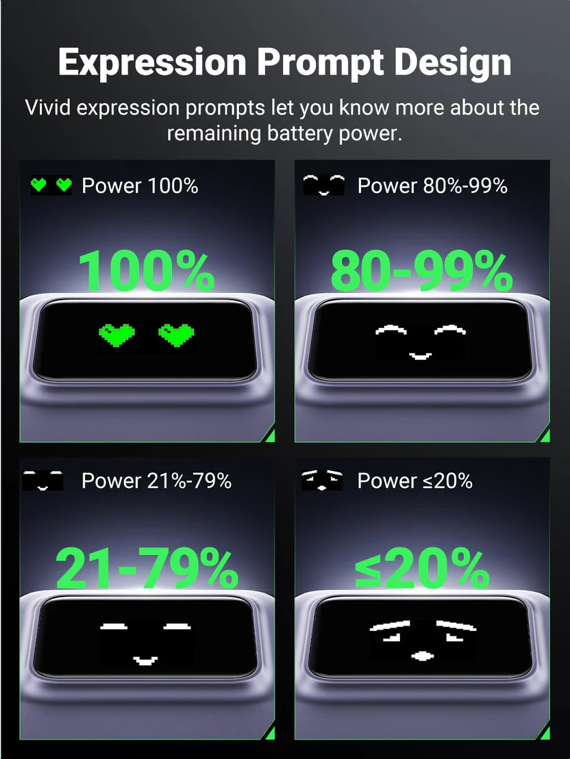 POWER BANK MAGSAFE UGREEN UNO 5000MAH 20W CARGADOR PORTÁTIL MAGNÉTICO - 5