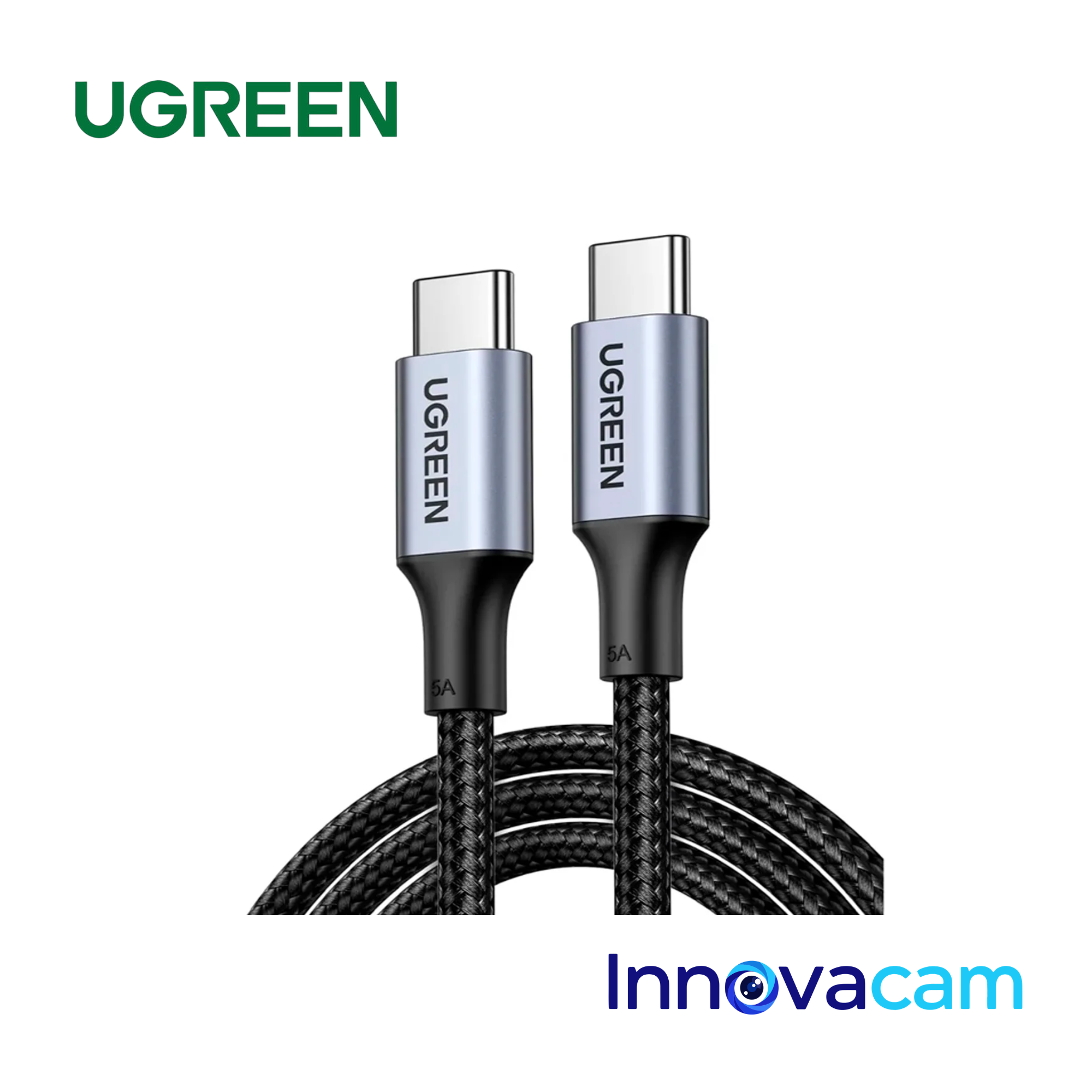 CABLE EXTENSIÓN USB 3.0 MACHO A HEMBRA UGREEN US316 ALTA VELOCIDAD 1M NEGRO - 1