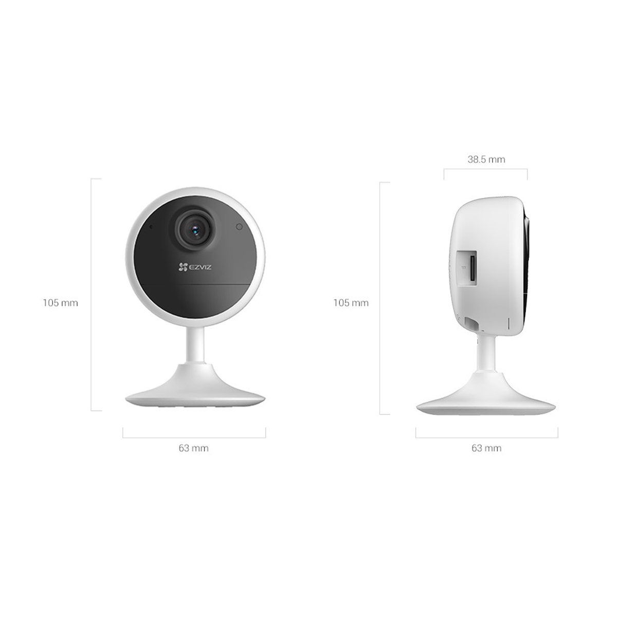 CAMARA INTELIGENTE DE SEGURIDAD INALÁMBRICA EZVIZ TIPO C CB1 1080P - 3