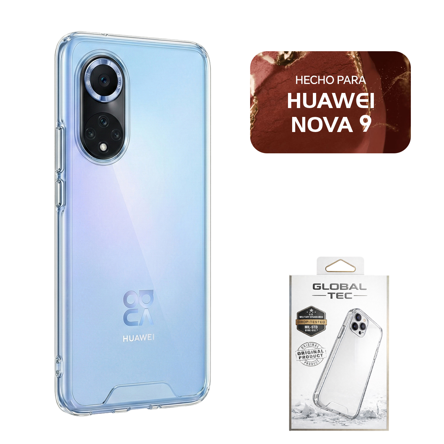 SPACE CASE TRANSPARENTE PARA HUAWEI NOVA 9 FUNDA PARA CELULAR - 1