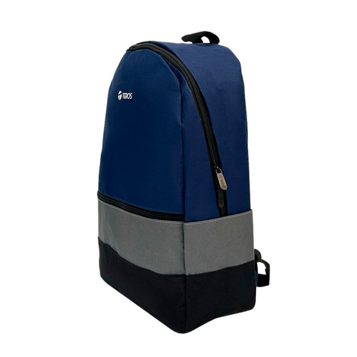 MOCHILA PARA LAPTOP TEROS 15.6' TE IDS2054 POLIÉSTER AZUL, GRIS Y NEGRO - 1