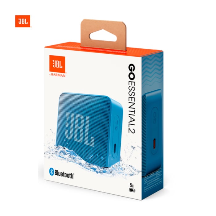 PARLANTE BLUETOOTH JBL GO ESSENTIAL 2 BLUE: SONIDO POTENTE Y RESISTENTE AL AGUA - 5