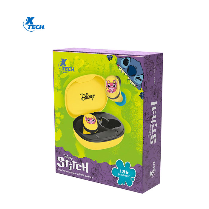 AUDÍFONOS INALÁMBRICOS TWS DISNEY STITCH XTECH AMARILLO XTH-D701ST-YL - 4