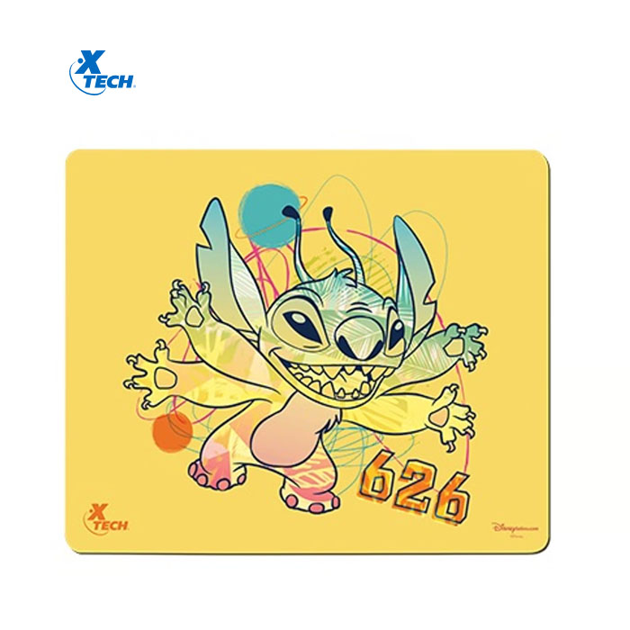 MOUSE PAD DISNEY STITCH XTECH ANTIDESLIZANTE AMARILLO XTA-D100ST-YL - 1
