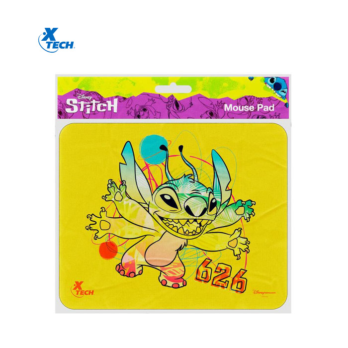 MOUSE PAD DISNEY STITCH XTECH ANTIDESLIZANTE AMARILLO XTA-D100ST-YL - 2