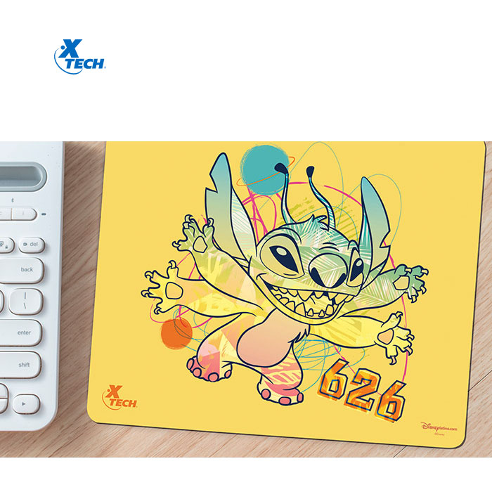 MOUSE PAD DISNEY STITCH XTECH ANTIDESLIZANTE AMARILLO XTA-D100ST-YL - 3