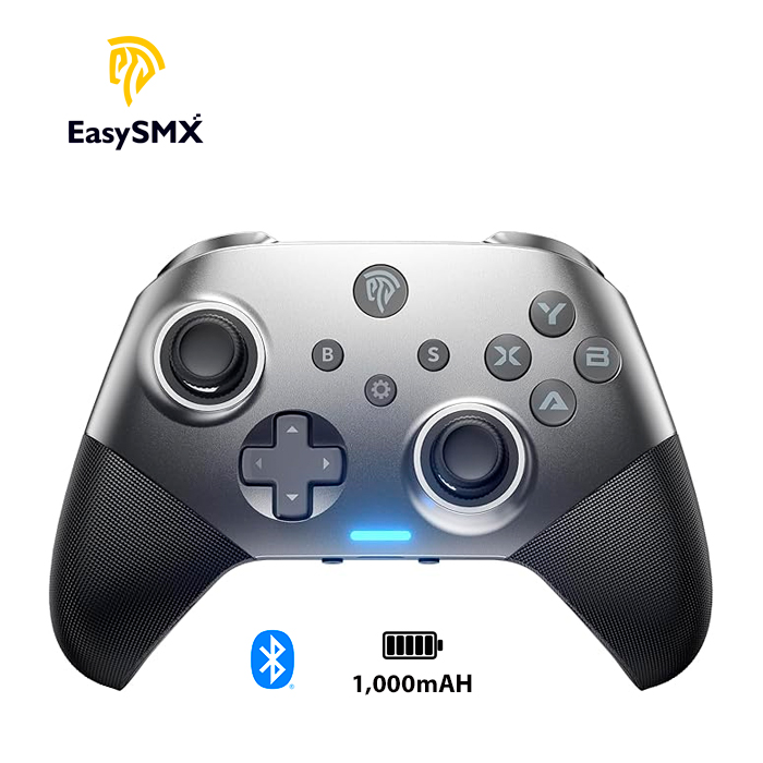 GAMEPAD INALÁMBRICO EASYSMX X10 | WIFI Y BLUETOOTH | BOTONES MECÁNICOS | GYRO MOTION | GRIS - 1