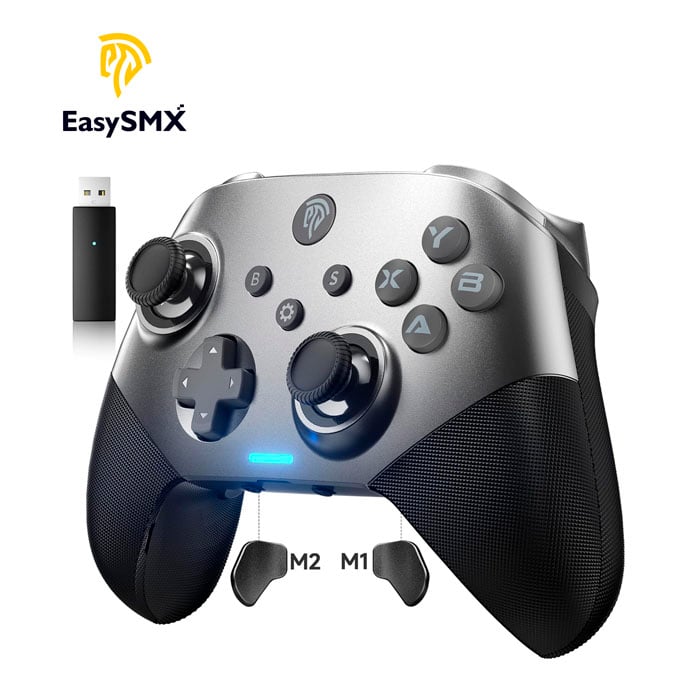 GAMEPAD INALÁMBRICO EASYSMX X10 | WIFI Y BLUETOOTH | BOTONES MECÁNICOS | GYRO MOTION | GRIS - 3